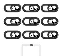 NyxSeat 9 piezas de funda protectora de pantalla panda, accesorios para ordenador portátil, cubierta para cámara web, cubierta para cámara de ordenador portátil, cubierta de cámara de dibujos animados