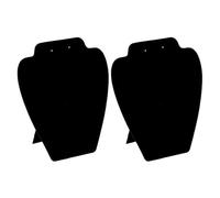 NyxSeat Expositor de collar para pendientes, 2 unidades, color negro