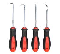 NyxSeat Juego de 4 destornilladores para reparación de neumáticos de coche, herramienta de palanca, herramienta de metal, extractor de uñas para talleres de automóviles