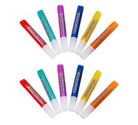 NyxSeat Pincel de burbujas de palomitas de maíz de 12 piezas, bolígrafos 3D esponjosos para niños, juego de pintura para niños, herramientas de graffiti DIY, adecuado para la fabricación de