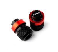 NyZyL Compatible con CBR 250R 300R 500R 650R 650F 600RR 1000RR F4I CBR 600 RR Accesorios de Motocicleta Tapas de válvulas de neumáticos de Ruedas de Aluminio