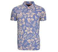 NZA New Zealand Auckland Polo Floral Regular Fit Cool Marine 26DN119-2636