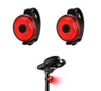 NZBCGTWD 2 Piezas Luz Trasera Bicicleta para Long Distance 500 2019-2026, 3 Modos USB Recargable IPX4 Impermeable Montaje Rápido para Bici Carretera MTB