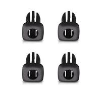 NZBGTRW Cerradura Compatible con para Serie 5 F10 F18 E39 X5 E53 520 525 523 528 530 X3 X4 F25 4 Piezas Varilla Bloqueo Puerta Interior Coche Tapa Perilla Pasador Bloqueo Puerta Trasera(Cap)