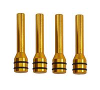 NZBGTRW Varilla Cerradura Puerta Compatible con Ford para Mustang Puertas De Coche, Pestillo Elevador, Pegatinas, Embellecedor, Cubiertas De Pernos De Cerradura De Puerta(Yellow)