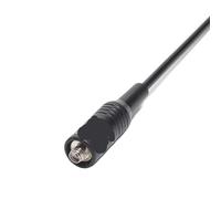 NZBZKKNBCP Antena flexible de banda ancha NA-771 SMA hembra SMA-F, doble, VHF/UHF, 144/430 MHz, compatible for radios bidireccionales for BAOFENG UV-5R, BF-888S, UV-82, etc Antena de interfono
