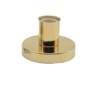 NZBZKKNBCP Base de lámpara E27 Negra, Blanca, Dorada y Plateada, Soporte de lámpara de Techo Industrial Vintage E26, Soporte de lámpara de Pared for Rosca y portalámparas. Base de lámpara(10Pcs,Gold)