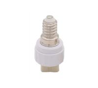 NZBZKKNBCP Portalámparas LED for Base de cerámica E27 E14 a G9, Adaptador de Casquillo de Rosca, luz LED de bajo Consumo, Base de lámpara halógena PBT Base de lámpara(E14 to G9)
