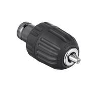 NZBZMBTTVF Acero metálico 1/2 "12.5mm 10 mm Taladro Adaptador Adaptador auto-bloqueo Iron Chuck Llave eléctrica Accesorios Negro portabrocas