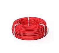 NZBZMBTTVF Cable solar de 20m 6mm2 rojo o negro Pavo Conductor de cobre del cable del cable XLPE Vaina Tuz Certificación Alambres y cables(Red,20M_AWG11-4MM2)