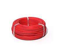 NZBZMBTTVF Cable solar de 20m 6mm2 rojo o negro Pavo Conductor de cobre del cable del cable XLPE Vaina Tuz Certificación Alambres y cables(Red,20M_AWG13-2.5MM2)