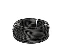 NZBZMBTTVF Cable solar de 20m 6mm2 rojo o negro Pavo Conductor de cobre del cable del cable XLPE Vaina Tuz Certificación Alambres y cables(Black,10M_AWG13-2.5MM2)