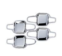 NZBZMBTTVF Manija de la puerta cuenco de puerta exterior cromado embellecedor accesorios exteriores compatible con Geely compatible con Atlas Compatible con Emgrand NL-3 Estilo cromado (cubierta de