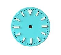 NZBZTMLCYK - Reloj de esfera de 29 mm, se adapta perfectamente al japonés NH35/NH36, 2836, 8215, 2813, movimiento automático verde luminoso, One Size, Ágata