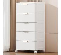 NZBZTUKUWP Mesita De Noche Móvil Naranja con Cajones, Armario Almacenamiento Varios Niveles para Colocar En El Suelo, para Vestidor del Salón Casa(White)