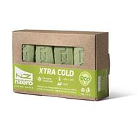 NZEROWAX - Pack Ceras Eco Extra Fría - XtremeCold Verde - Green, 200g (50gx4) | Cera Vegetal Orgánica Condiciones Nieve Seca, 10ºC/-30ºC para Esquí, Snow