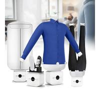 NzEupno Planchadora AutomáTica, Secadora Y Plancha De Aire Caliente Manos Libres, Planchado RáPido con Vapor En 8 Minutos, Quita Arrugas Inflable PortáTil para Camisas, Pantalones Y Zapatos B