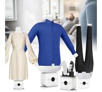 NzEupno Planchadora AutomáTica, Secadora Y Plancha De Aire Caliente Manos Libres, Planchado RáPido con Vapor En 8 Minutos, Quita Arrugas Inflable PortáTil para Camisas, Pantalones Y Zapatos C