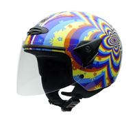 NZI 050017G409 Helix II Junior Casco de Moto, Daisy, Talla L