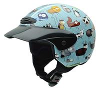 NZI 050272G711 Single Jr Graphics Animals Casco de Moto, Talla 50-51 (S)