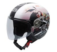 NZI 050332G909 Helix IV Angel Nieto 12+1 Ran, Casco de Moto, Talla 55-56 (S)