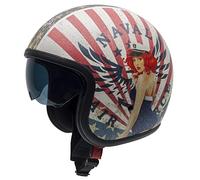 NZI 050369A023M Rolling 3 Sun Casco con Graphics Naval, Multicolor, Talla M