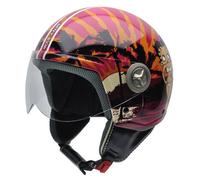 NZI 3D Vintage II Beach by Betty Boop Casco de Moto, Ilustración Betty Boop, XS