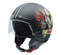 NZI 3D Vintage II Wings by Popeye Casco de Moto, Ilustración Popeye, XL