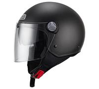 NZI CASCO ABIERTO MINIJET MODELO CAPITAL 2 DUO MATT BLACK
