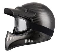 NZI Casco de moto Integral Modelo Mad Carbon