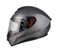 NZI TRENDY 2 SOLID NOUVEAU mate antracita ECE22.06 - Color: GRIS, Talla: Talla L