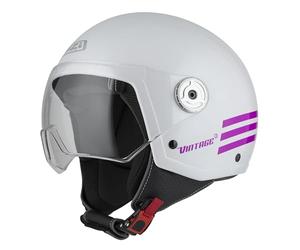 NZI Casco De Moto Minijet Vintage 3