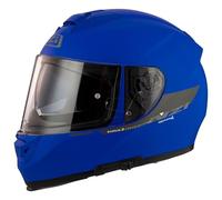 NZI - Casco Integral para Moto Modelo Eurus 2 Desert (Azul Mate, L 59-60 cms.)