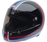 NZI Casco, Negro/Azul/Rojo, Talla L