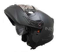 NZI Combi 3 Duo Antracita Mate - Casco de Moto Modular Abatible con Visor Solar - Unisex Hombre y Mujer - Homologado P/J ECE 22.06 (L)