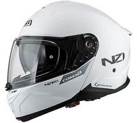 NZI Combi 3 Duo Blanco - Casco de Moto Modular Abatible con Visor Solar - Homologado P/J ECE 22.06 (S)