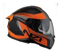 NZI COMBI 3 Duo DAILY negro naranja mate abatible doble homologación - Color: NARANJA, Talla: Talla M