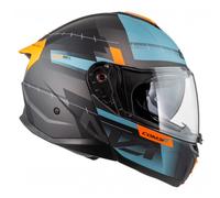 NZI COMBI 3 Duo METRIC antracita azul mate abatible doble homologación - Color: NEGRO, Talla: Talla M