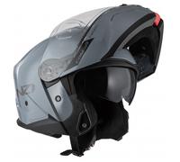 NZI COMBI 3 DUO nardo gris ECE22.06 casco abatible doble homologación - Color: GRIS, Talla: Talla XL