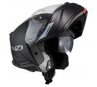 NZI COMBI 3 Duo Negro mate ECE22.06 casco abatible doble homologación - Color: NEGRO, Talla: Talla XS