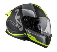 NZI COMBI 3 Duo ORBE negro amarillo mate abatible doble homologación - Color: AMARILLO, Talla: Talla L