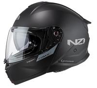 NZI Combo 3 Duo - Casco para Moto, Color Negro Mate XXL