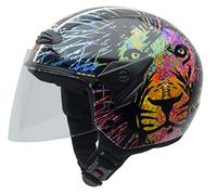 NZI Helix Ii Jr Casco Graphics Lion, LION, Talla S