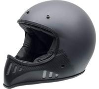NZI MAD Carbón Casco de Moto(Antracite ,X-Grande)