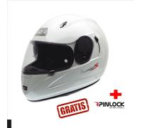 NZI PREMIUM S DUO BLANCO FIBRA / GAFAS +PINLOCK GRATIS - Color: BLANCO, Talla: Talla L