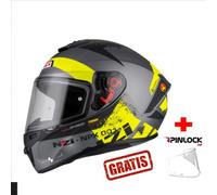 NZI Casco De Moto Integral Trendy Solid Nouveau Antracita Mate