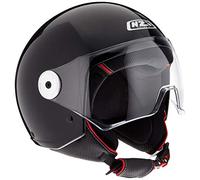 CASCO JET NZI VINTAGE 3 BLACK BRILLO - Color: NEGRO, Talla: Talla XL