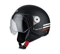 NZI Vintage 3 Casco, Sin género, triband Black&Burgundy, XS