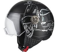 NZI Zeta 2 Casco Abierto MINIJET, Unisex-Adult, B-Vespa Turia, XS
