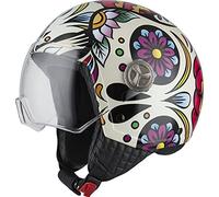 NZI Zeta 2 Casco Abierto MINIJET, Unisex-Adult, Catrina, XS